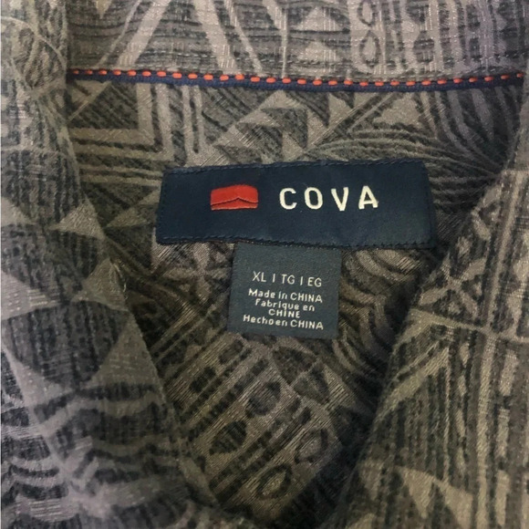 Cova Button Down Short Sleeve  Shirt (XL) - Picture 4 of 7